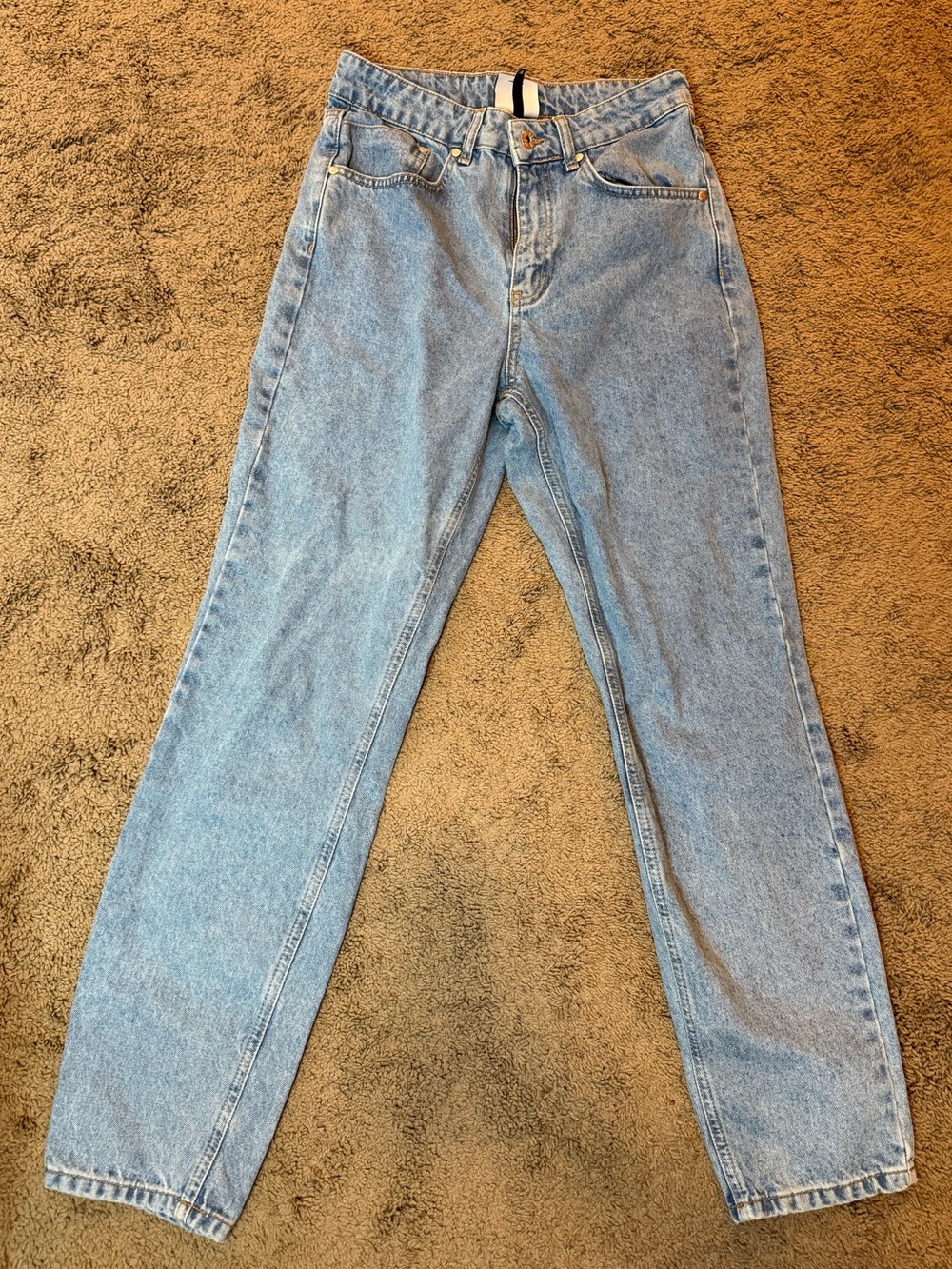 The Ragged Priest High Waisted Mom Jeans women’s size 28 light wash